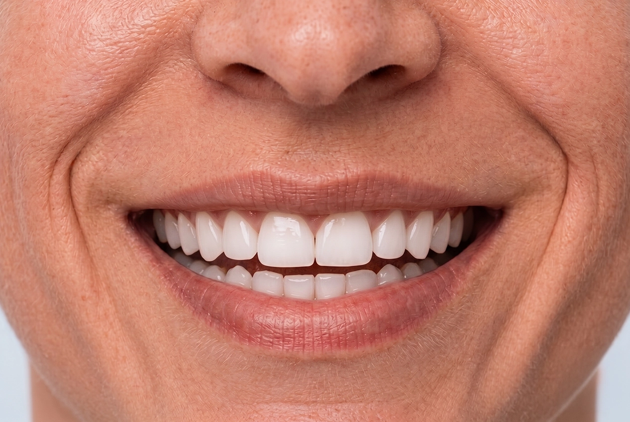 Osborne Cosmetic - Dental - After Gap Teeth After Veneer