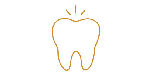 Worn teeth